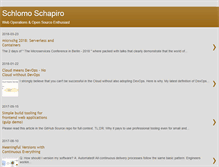 Tablet Screenshot of blog.schlomo.schapiro.org